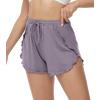 imageWiWi Womens Pajama Shorts Loose Comfy Pajamas Bottoms Lightweight Viscose from Bamboo Sleepwear SXXLBviolet