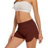 imageWiWi Womens Summer Pajamas Shorts Viscose from Bamboo Lightweight Pajama Bottoms SXXLChocolate Brown