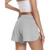 imageWiWi Womens Summer Pajamas Shorts Viscose from Bamboo Lightweight Pajama Bottoms SXXLLight Heather Grey