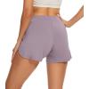 imageWiWi Womens Summer Pajamas Shorts Viscose from Bamboo Lightweight Pajama Bottoms SXXLViolet