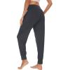 imageWiWi Womens Viscose from Bamboo Joggers Casual Pajama Pants Loose Yoga Bottoms Comfy Lounge Sweatpants with Pockets SXXLCharcoal