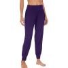 imageWiWi Womens Viscose from Bamboo Joggers Casual Pajama Pants Loose Yoga Bottoms Comfy Lounge Sweatpants with Pockets SXXLDark Purple