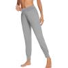 imageWiWi Womens Viscose from Bamboo Joggers Casual Pajama Pants Loose Yoga Bottoms Comfy Lounge Sweatpants with Pockets SXXLHeather Grey