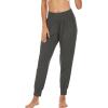 imageWiWi Womens Viscose from Bamboo Joggers Casual Pajama Pants Loose Yoga Bottoms Comfy Lounge Sweatpants with Pockets SXXLIron Grey