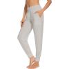 imageWiWi Womens Viscose from Bamboo Joggers Casual Pajama Pants Loose Yoga Bottoms Comfy Lounge Sweatpants with Pockets SXXLOat Milk