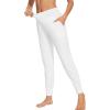 imageWiWi Womens Viscose from Bamboo Joggers Casual Pajama Pants Loose Yoga Bottoms Comfy Lounge Sweatpants with Pockets SXXLPure White