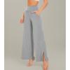 imageWiWi Womens Viscose from Bamboo Lounge Pants Soft Wide Leg Pajama Bottoms Palazzo Yoga Pant Casual Pj Bottom SXXLHeather Grey