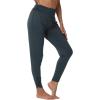imageWiWi Womens Yoga Pants with Pockets  Viscose from Bamboo HighWaist Joggers Sweatpants Lounge Pajama Bottoms SXXLMidnight Blue