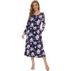 Navy/Peony