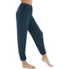 imageWiWi Pajama Pants for Women Lounge Joggers Yoga Viscose from Bamboo Bottoms Plus Size Pajamas Pant Sweatpants S4XDeep Teal