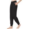 imageWiWi Pajama Pants for Women Soft Lounge Joggers Pockets Comfy Sleep Bottoms Viscose from Bamboo Pjs Jogger SXXLBlack
