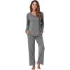 D-dark Heather Grey