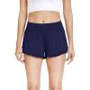 imageWiWi Sleep Shorts for Women Soft Yoga Bottoms Wide Leg Lounge Pj Short Pants Viscose from Bamboo SXXLNavy