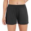 imageWiWi Viscose from Bamboo Pajama Shorts for Women Soft Casual Sleep Wide Leg Lounge Bottoms Pj SXXLCharcoal Heather