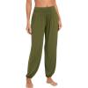 imageWiWi Viscose from Bamboo Pajamas Pants for Women Casual Lounge Jogger Pant Soft Comfy Pajama Bottom SXXLArmy Green