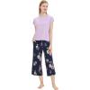 B-purple/Navy Floral