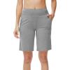 imageWiWi Viscose from Bamboo Soft Sleep Shorts for Women Short Pants Pajama Bottoms Lounge Plus SizeHeather Grey