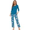 A-teal Blue/Peony