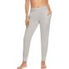 imageWiWi Womens Viscose from Bamboo Joggers Casual Pajama Pants Loose Yoga Bottoms Comfy Lounge Sweatpants with Pockets SXXLOat Milk
