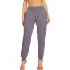 imageWiWi Womens Viscose from Bamboo Joggers Casual Pajama Pants Loose Yoga Bottoms Comfy Lounge Sweatpants with Pockets SXXLPurplish Grey