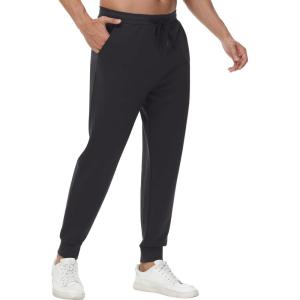 imageWiWi Mens Sweatpants Joggers for Mens Athletic Running Workout Gym Pants Lightweight Track Casual Pant SXXLCharcoal