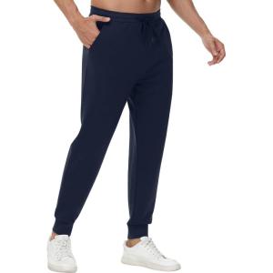 imageWiWi Mens Sweatpants Joggers for Mens Athletic Running Workout Gym Pants Lightweight Track Casual Pant SXXLDark Navy