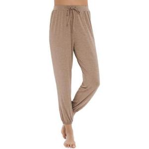 imageWiWi Pajama Pants for Women Lounge Joggers Yoga Viscose from Bamboo Bottoms Plus Size Pajamas Pant Sweatpants S4XCamel