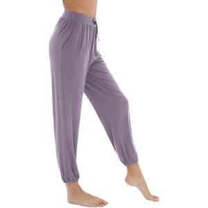 imageWiWi Pajama Pants for Women Lounge Joggers Yoga Viscose from Bamboo Bottoms Plus Size Pajamas Pant Sweatpants S4XViolet
