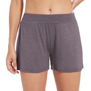 imageWiWi Viscose from Bamboo Pajama Shorts for Women Soft Casual Sleep Wide Leg Lounge Bottoms Pj SXXLMisty Grey