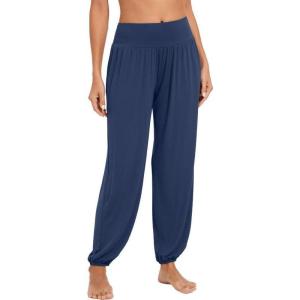 imageWiWi Viscose from Bamboo Pajamas Pants for Women Casual Lounge Jogger Pant Soft Comfy Pajama Bottom SXXLNavy Blue