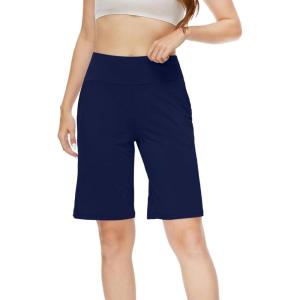 imageWiWi Viscose from Bamboo Soft Sleep Shorts for Women Short Pants Pajama Bottoms Lounge Plus SizeNavy