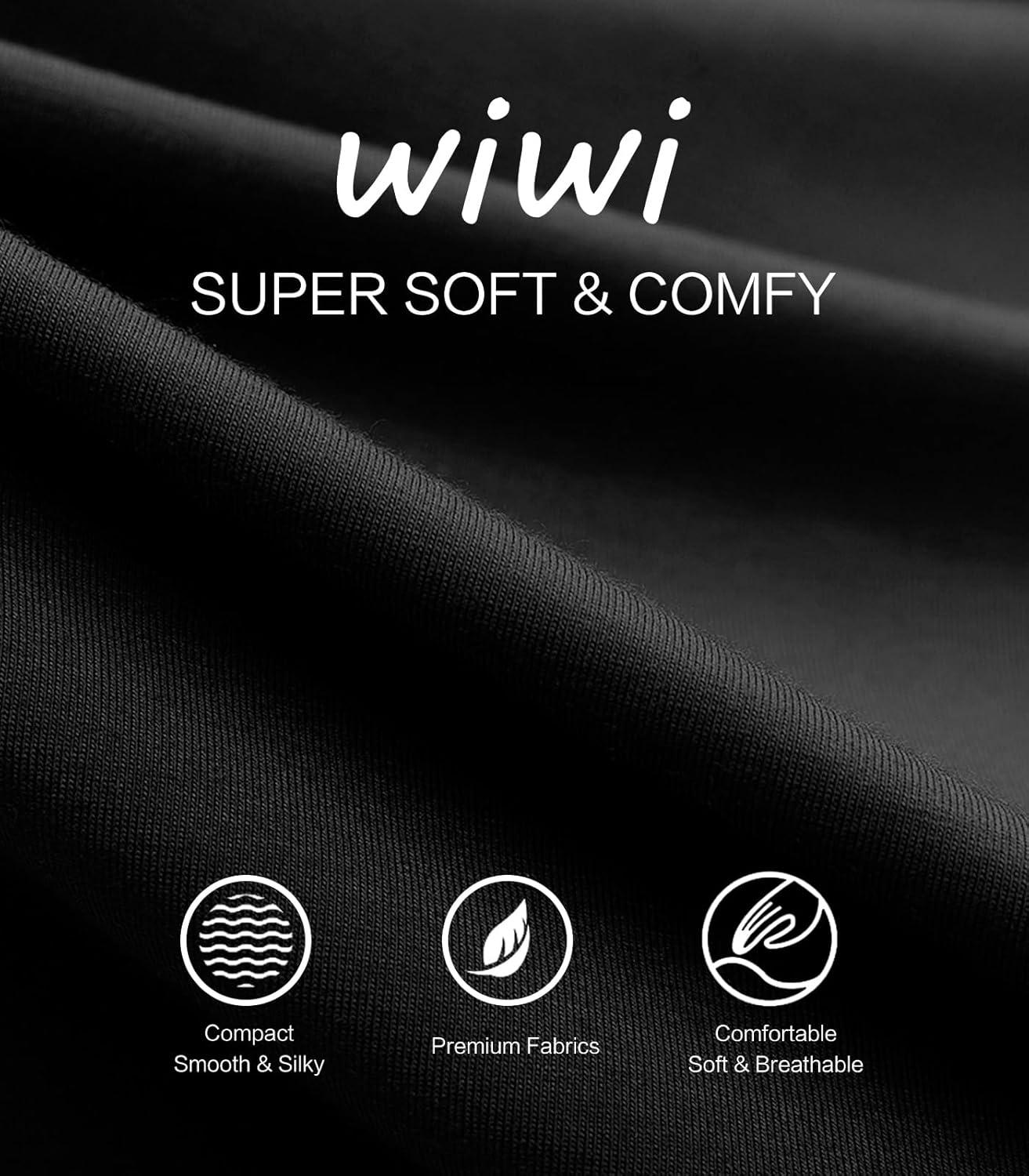 imageWiWi Viscose from Bamboo Tank Nightgown for Women UNeck Summer Sleeveless Sleep Shirts SXXLAblack