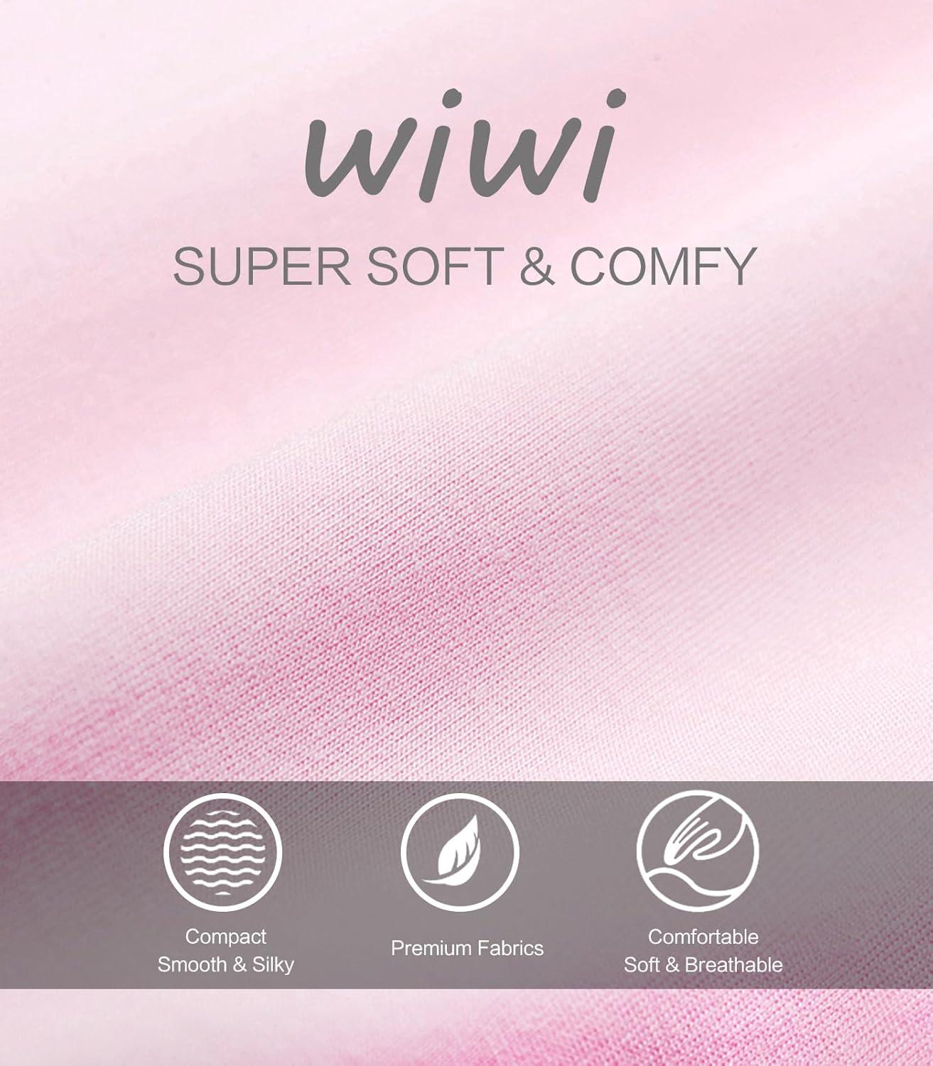 imageWiWi Viscose from Bamboo Tank Nightgown for Women UNeck Summer Sleeveless Sleep Shirts SXXLBpink