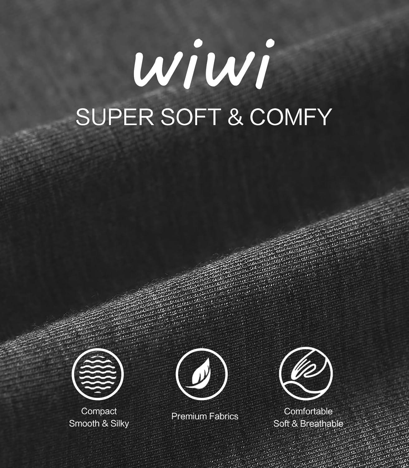 imageWiWi Womens Viscose from Bamboo Pajama Sets Soft Long Sleeves Top with Pants Loose 2 Pieces Loungewear Set SXXLAcharcoal Heather