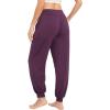 imageWiWi Jogger Pant for Women High Waist Yoga Pants Soft Comfy Viscose from Bamboo Womens Pajama Bottoms SXXLMulberry