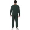 imageWiWi Mens Tracksuit Athletic Sweatsuits Long Sleeve 2 Piece Outfit Running Jogging Casual Loungwear Sport Suit Sets SXXLDark Fence Green