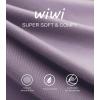 imageWiWi Pajamas for Women Long Sleeve Sleepwear with Pants Set Soft Casual Pj Warm Lounge Sets SXXLBviolet