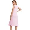 imageWiWi Viscose from Bamboo Tank Nightgown for Women UNeck Summer Sleeveless Sleep Shirts SXXLBpink
