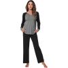 A-dark Heather Grey/Black