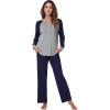 A-heather Grey/Navy