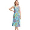 imageWiWi Viscose from Bamboo Tank Nightgown for Women UNeck Summer Sleeveless Sleep Shirts SXXLBdatura