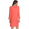 imageWiWi Bamboo Viscose Nightgowns for Women Soft Long Sleeve Nightgown Plus Size Sleep Shirt Pajama Gown Sleepwear S4XAcoral