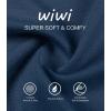 imageWiWi Bamboo Nightgowns for Women Soft Night Shirt Sleepwear Short Sleeve Lightweight Plus Size Sleepshirts S4XAdark Blue