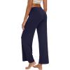 imageWiWi Pajama Pants for Women Comfy Soft Comfortable Pajamas Womens Lounge Sleep Pj Bottoms Viscose from Bamboo SXXLAblacknavy