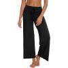 imageWiWi Pajama Pants for Women Comfy Soft Comfortable Pajamas Womens Lounge Sleep Pj Bottoms Viscose from Bamboo SXXLAblacknavy