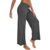 imageWiWi Pajama Pants for Women Comfy Soft Comfortable Pajamas Womens Lounge Sleep Pj Bottoms Viscose from Bamboo SXXLAcharcoal Heatherheather Grey