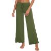 imageWiWi Pajama Pants for Women Comfy Soft Comfortable Pajamas Womens Lounge Sleep Pj Bottoms Viscose from Bamboo SXXLAiron Greyarmy Green