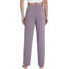 imageWiWi Pajama Pants for Women Soft Viscose from Bamboo Comfortable Pj Bottoms with Drawstring SXXLViolet