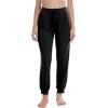 imageWiWi Pajama Pants for Women Viscose from Bamboo Lounge Bottoms with Pocket Sweatpants Joggers Night Pant SXXLBlack