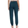 imageWiWi Pajama Pants for Women Viscose from Bamboo Lounge Bottoms with Pocket Sweatpants Joggers Night Pant SXXLInk Blue